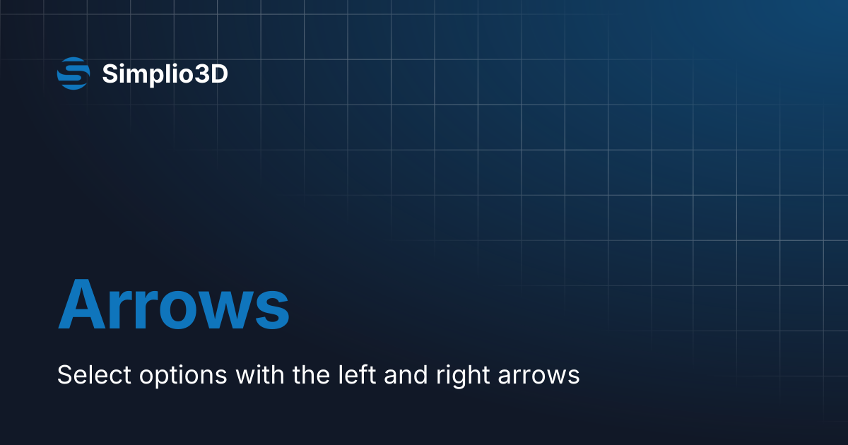 Arrows | Simplio3D
